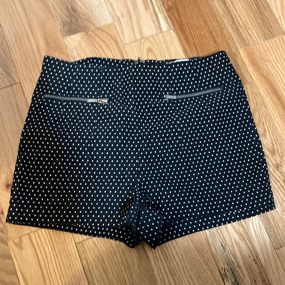 Charlotte russe black with white dots shorts